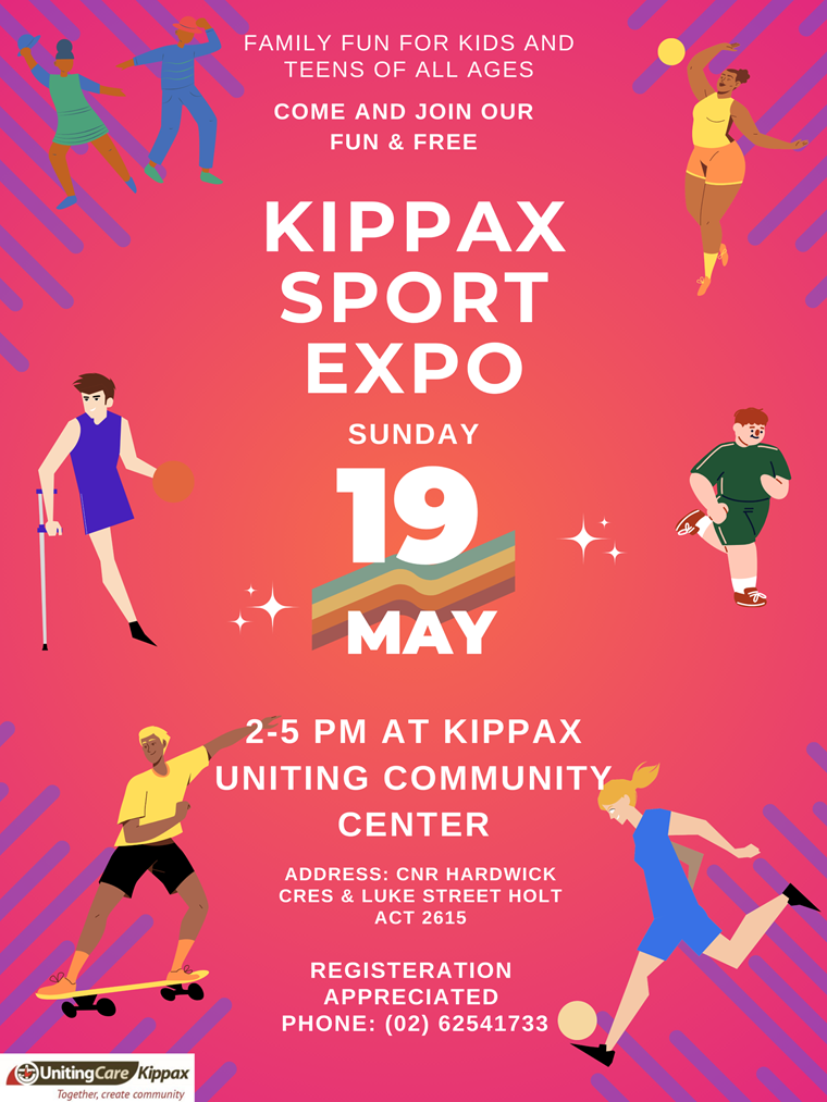 Kippax Sports Expo on Sunday!! Kippax Uniting Church